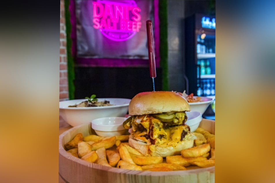 Sieht schon gut aus: ein Burger von "Dani's Salt Beef".