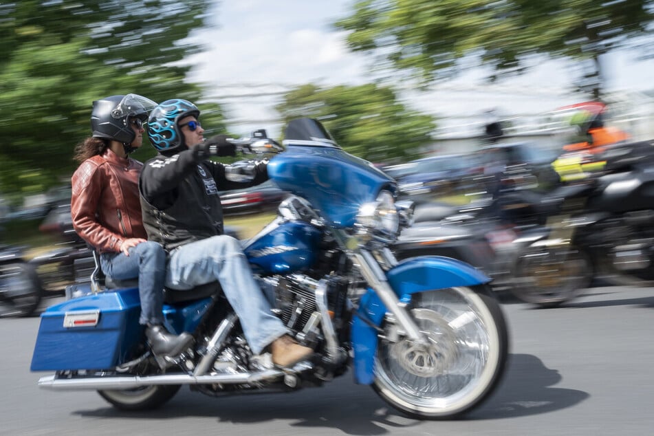 Die Biker-Parade durch Dresden gehört zu den Höhepunkten.