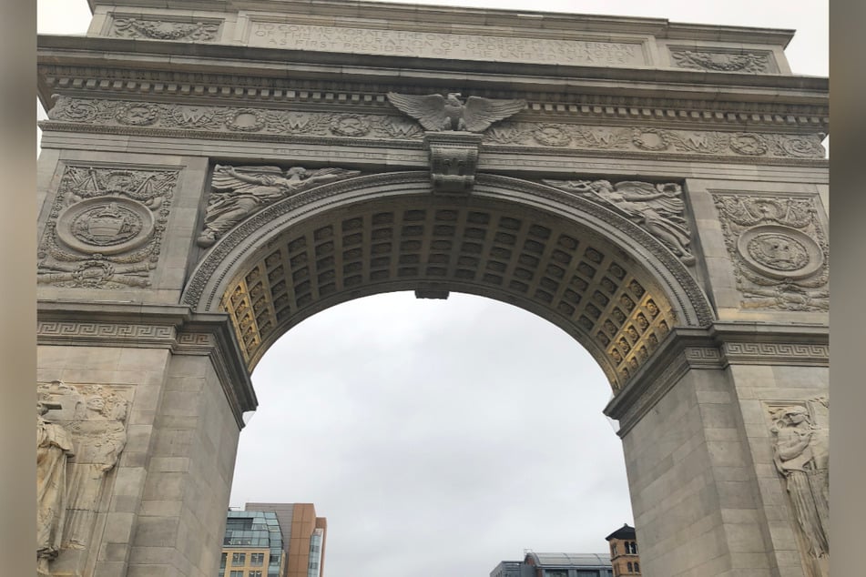 The Washington Square Park Arch has been the site of multiple clashes with NYPD's Strategic Response Group within the last month.