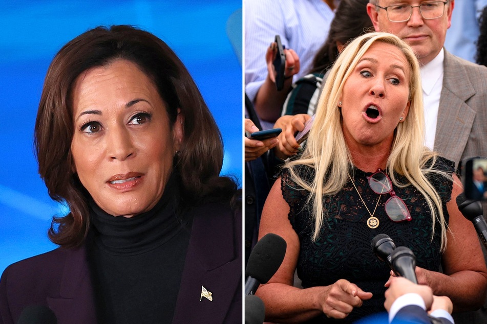 Marjorie Taylor Greene says she's more of "a big girl" than Kamala Harris