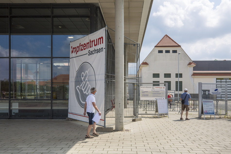 Das DRK-Impfzentrum in Dresden befindet sich am Messering 6.