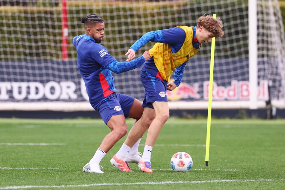 Kaltefleiter (r.) hier im Duell mit dem wieder genesenen Benjamin Henrichs (28).