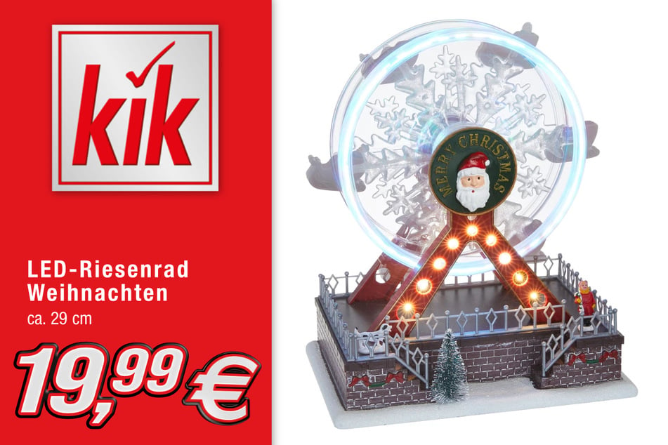 LED-Riesenrad Weihnachten