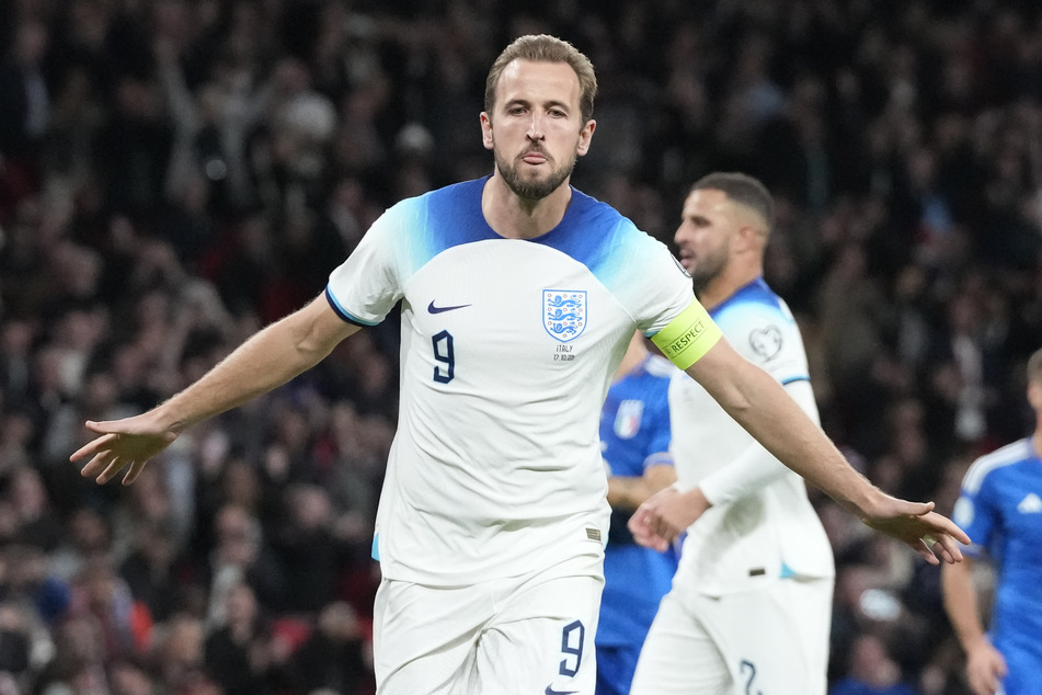 Die englische Fußball-Nationalmannschaft um Bayern-Angreifer Harry Kane (30) spielt in der Vorrunde in Gelsenkirchen, Frankfurt und Köln. (Archivbild)