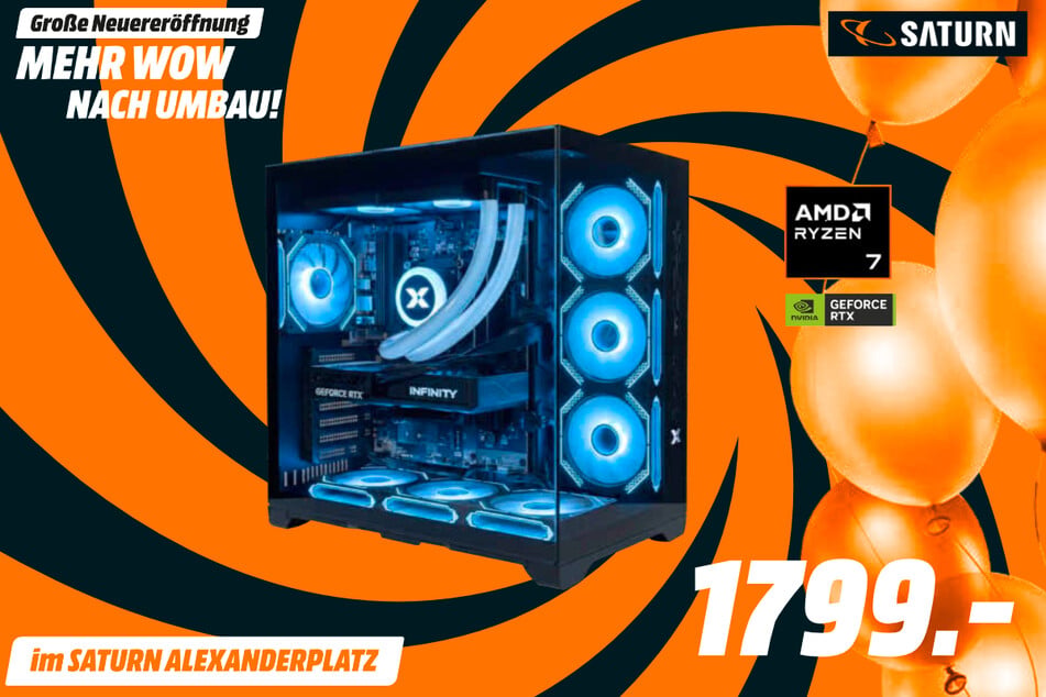 Xperion-Gaming-PC Acheron XGD-XB14 R7-GF5060-321 für 1.799 Euro.