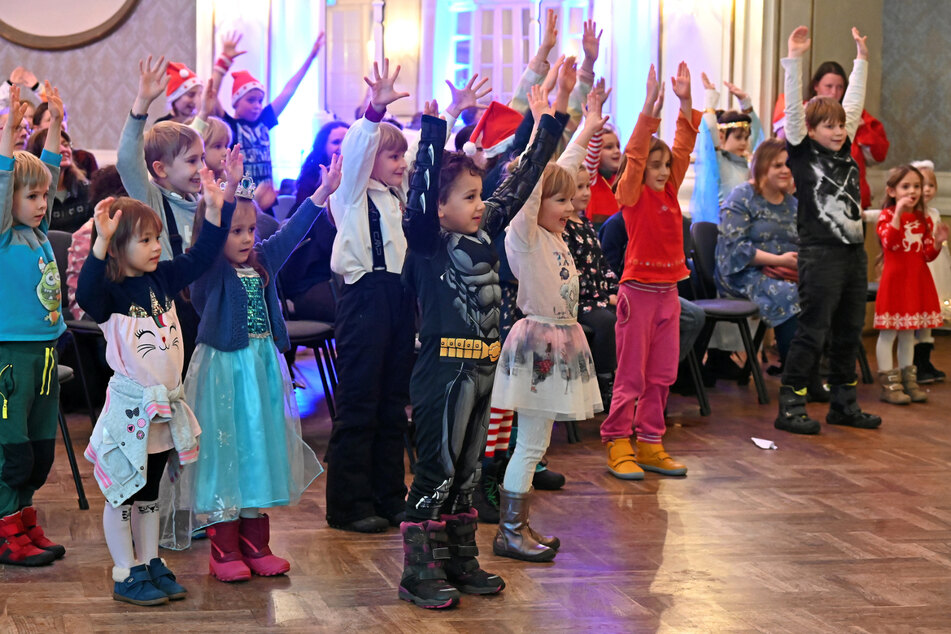Für die ukrainischen Kinder war die Feier ein Höhepunkt des Jahres.