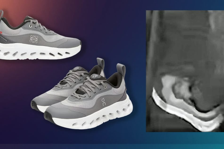 Diese Schuhe trug der Täter offenbar.
