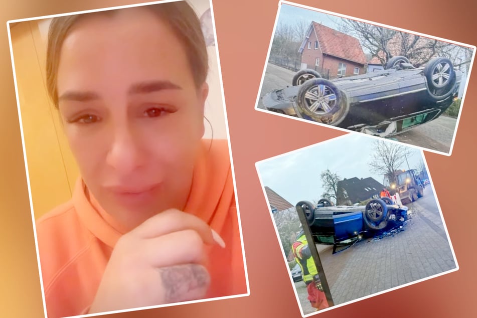 Justine Dippl (36) und ihre Tochter waren in einem schweren Autounfall verwickelt.