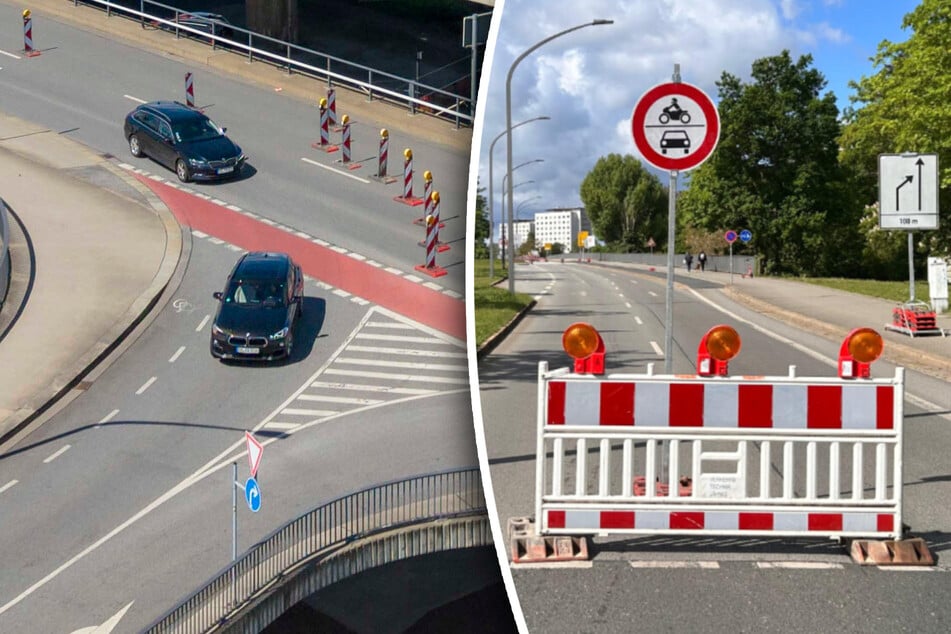 Seit heute: Abschnitt auf Brücke Budapester Straße komplett dicht - Umleitung!