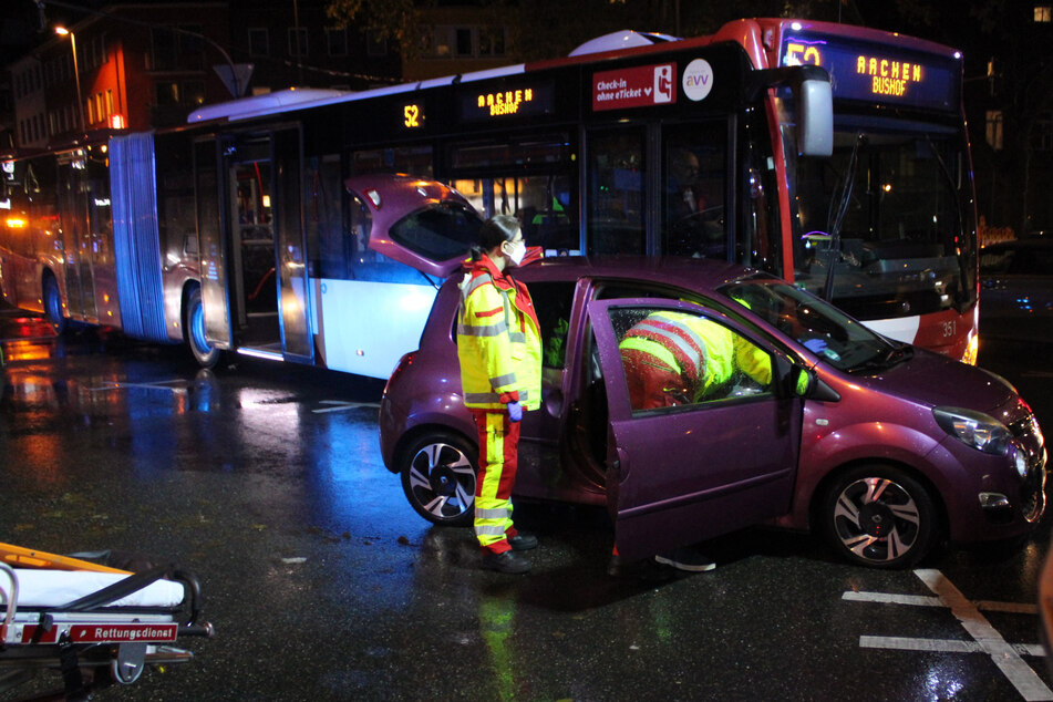 Der Unfall auf der Aachener Kreuzung Hansemann ereignete sich am Montag gegen 19.30 Uhr.