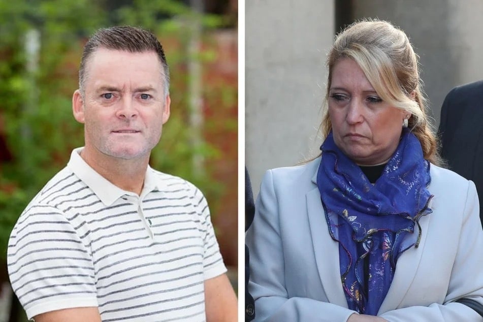 Ralph Bulger (r.) und Denise Fergus, die Eltern des ermordeten James Bulger.