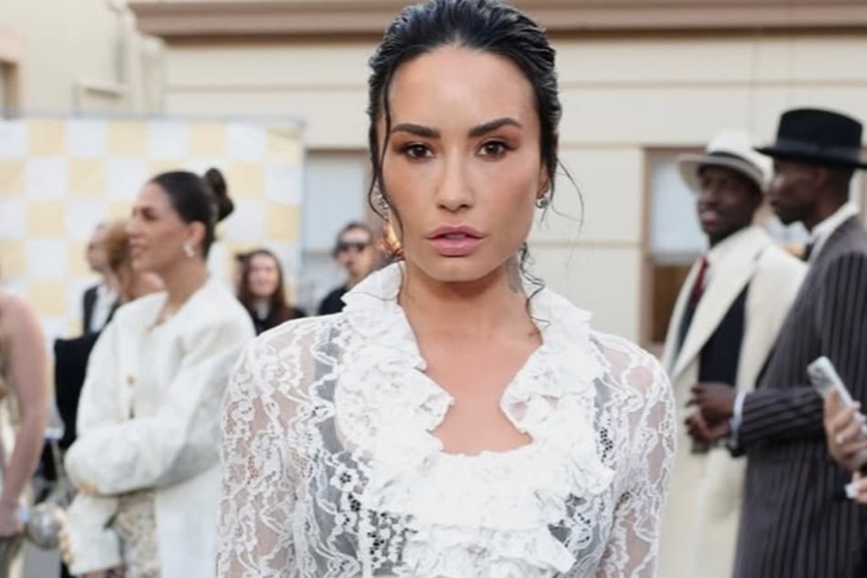 Demi Lovato (pictured) will dish on her new album and potential collab with Zara Larsson on TikTok's first ever live podcast.