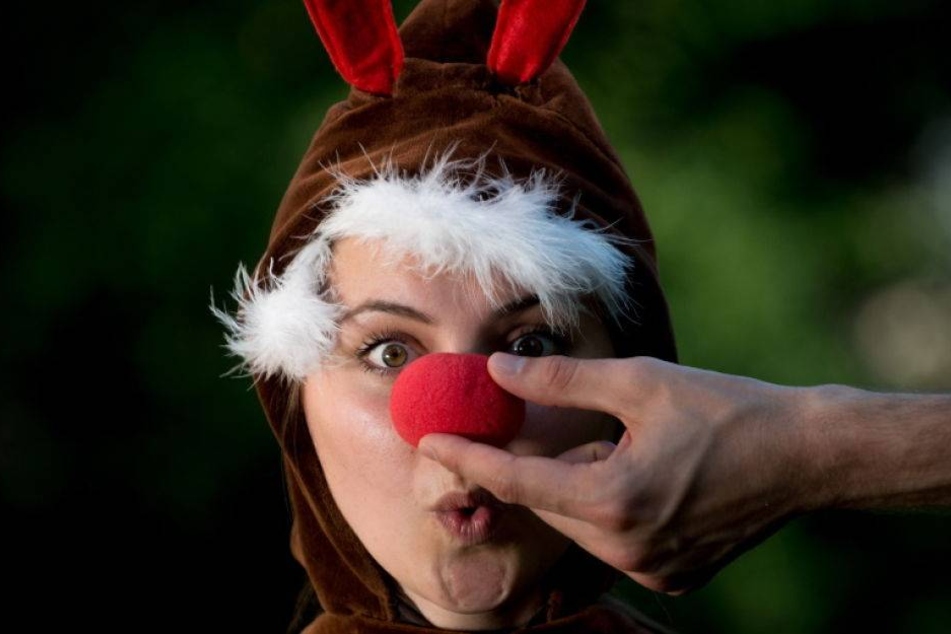 Wer klaut denn da Rudolph dem Rentier die rote Nase?