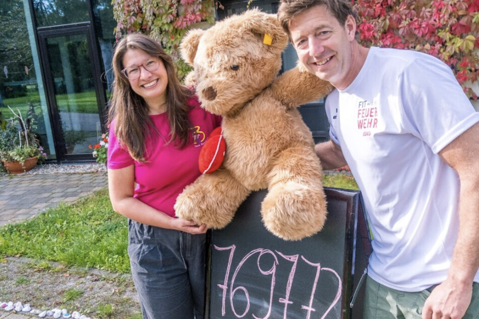 Leipzig: Nach 24-Stunden-Marsch: So viele Spenden sammelte Jörg Färber für Leipziger Kinderhospiz