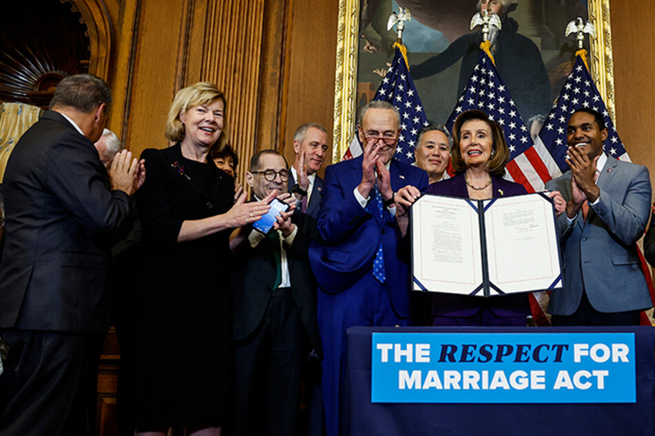The Respect for Marriage Act passed the House and is now heading to President Biden's desk.