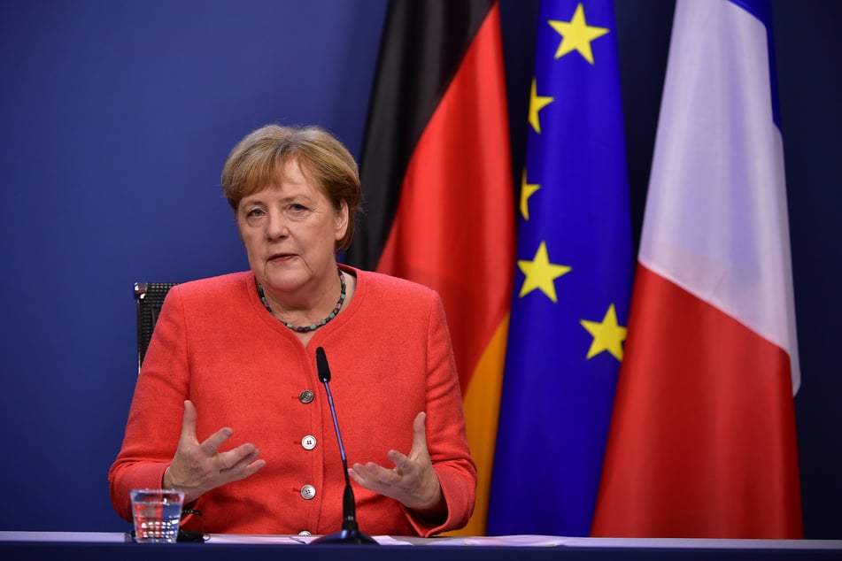 Bundeskanzlerin Angela Merkel auf der Pressekonferenz zum Abschluss des EU-Gipfels.