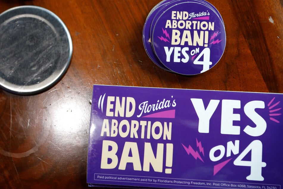 Voters in Florida cast their ballots Tuesday against a measure that would have overturned the state's ban on abortion after six weeks.