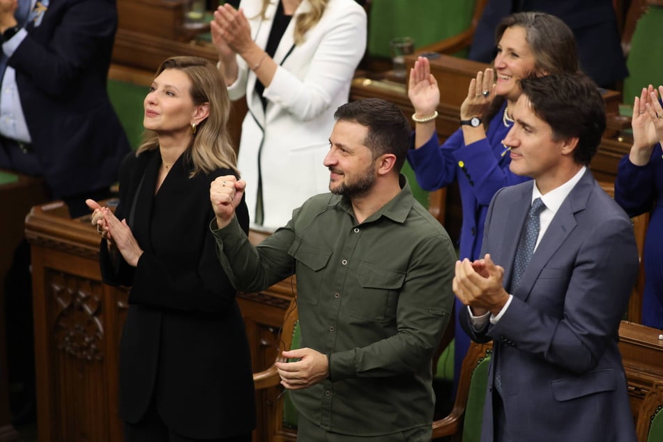 Ukrainian President Volodymyr Zelensky appeared to acknowledge Hunka after Anthony Rota's call-out.