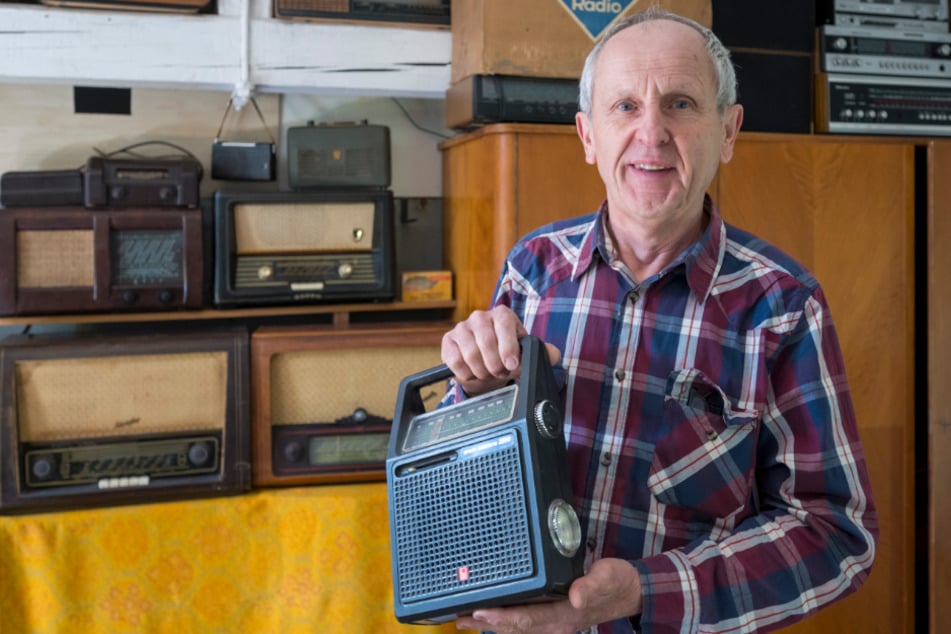 Über 200 Exemplare: Dieser Sachse zeigt seine große Radio-Sammlung