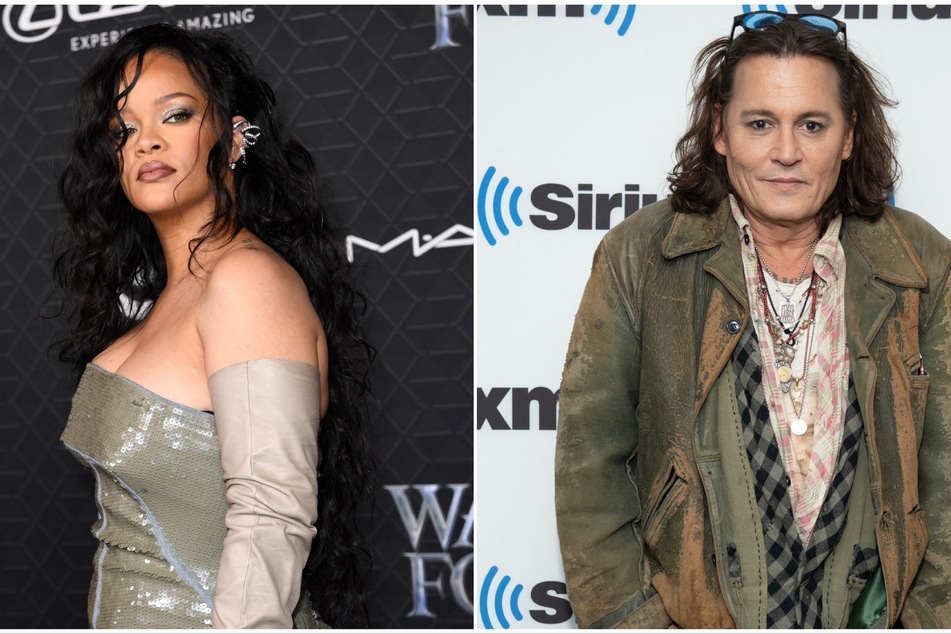 Johnny Depp (r.) has snagged a spot in Rihanna's upcoming Fenty show!