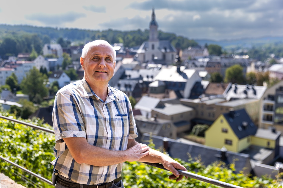 Der neue Bürgermeister der Stadt Lichtenstein Jochen Fankhänel (60, Freie Wähler) freut sich über die staatliche Unterstützung.