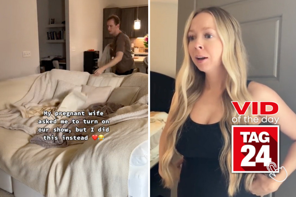 viral videos: Viral Video of the Day for August 4, 2023: Man surprises wife with epic stay-at-home movie theater!