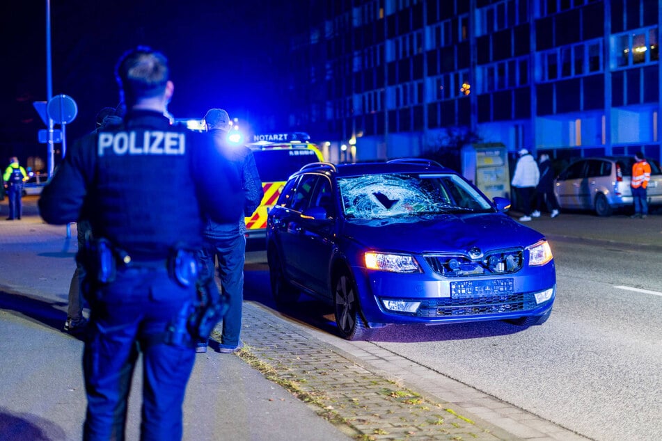 Der Fahrer des Autos konnte nicht mehr rechtzeitig bremsen.