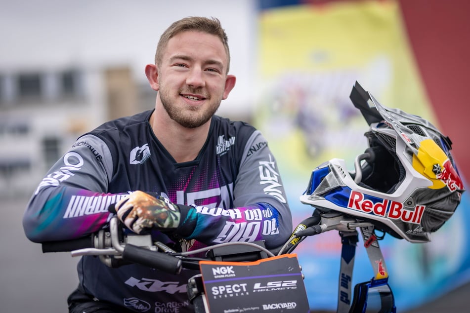 Freestyle-Motocross-Fahrer Luc Ackermann stellte zahlreiche Rekorde auf.