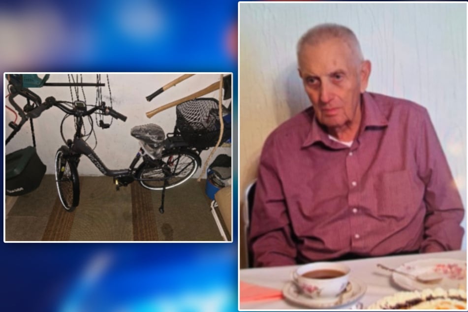 Hans M. (89) aus Klötze wird vermisst. Er ist auf diesem schwarzen Fahrrad unterwegs.