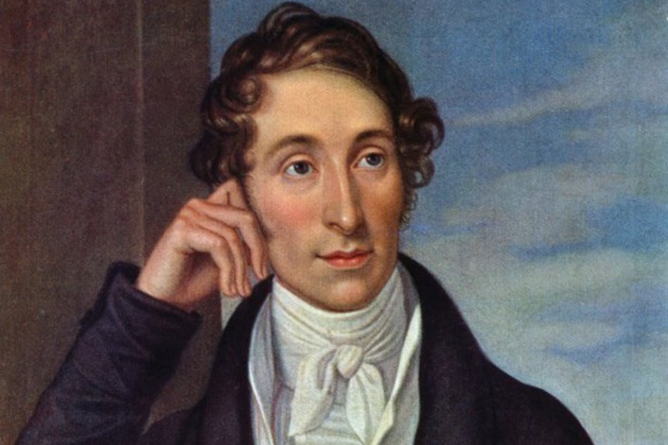Carl Maria von Weber (1786-1826) im Bildnis von Caroline Bardua.