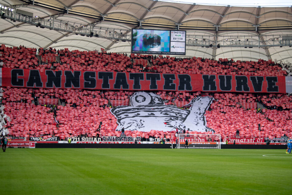 Ein Bild aus der Kurve aus Bundesliga-Zeiten: In der Saison 2018/19 gegen die TSG 1899 Hoffenheim.