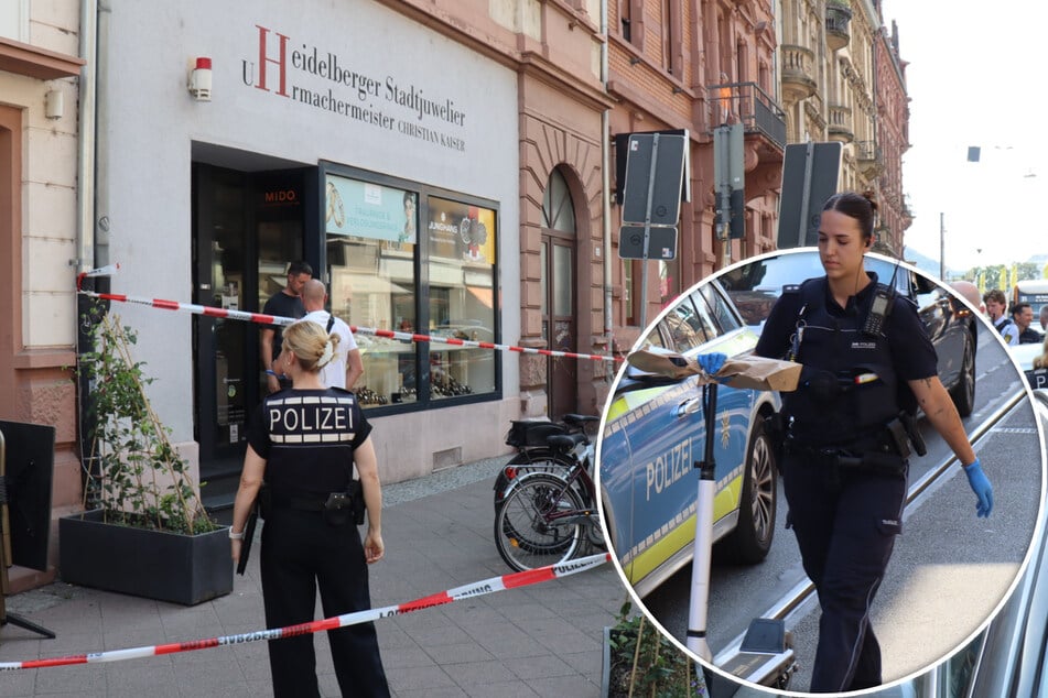 Raubüberfall auf Juwelier: Täter flüchtet vor der Staatsgewalt