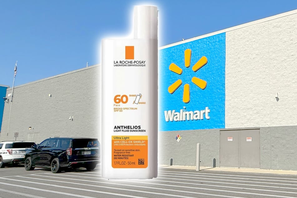 This hyped Ultra Light Fluid Facial Sunscreen is currently on sale at Walmart