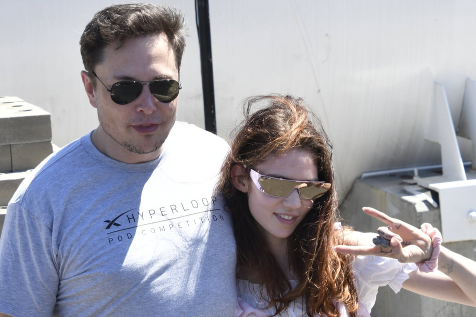Musk und seine Freundin, die 33 Jahre junge Sängerin Grimes. (Archivbild)