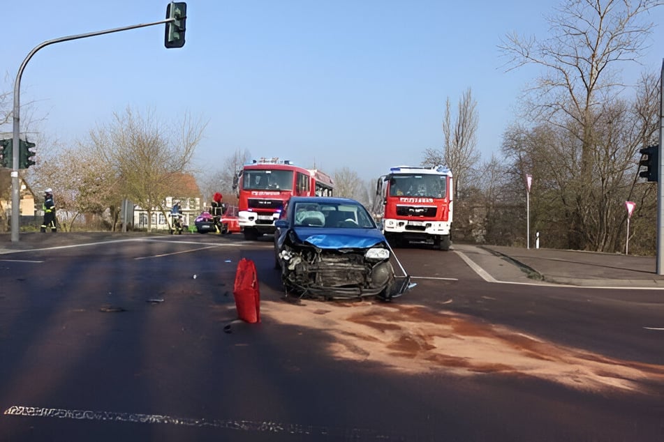 An den Autos entstand ein hoher Sachschaden.