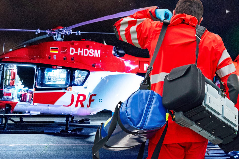 Hubschrauber-Einsatz am späten Sonntagabend: Nach einem Unfall auf der B9 bei Burg Rheinstein musste ein schwer verletzter Mann in eine Klinik gebracht werden. (Symbolfoto)