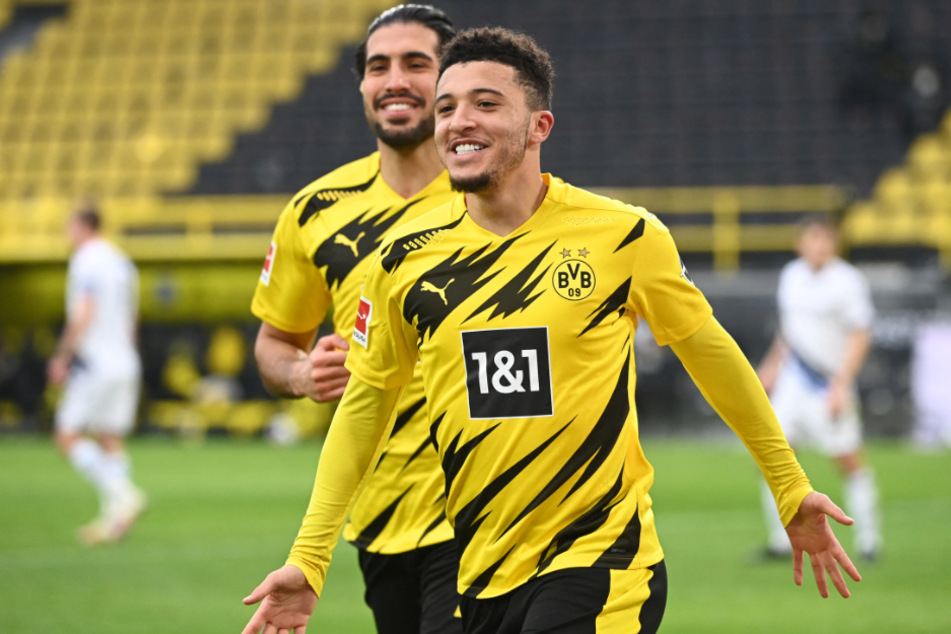 Bei Borussia Dortmund reifte Jadon Sancho (23, vorn) zum Superstar. Kehrt er bald zurück?