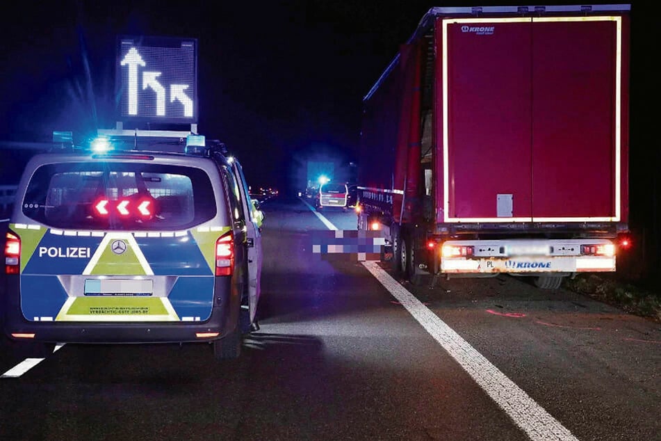Dramatische Szenen auf der A4 zwischen Berbersdorf und Siebenlehn: Dort wurde im März ein 40-Jähriger überfahren, der wegen einer Panne auf dem Seitenstreifen gehalten hatte.
