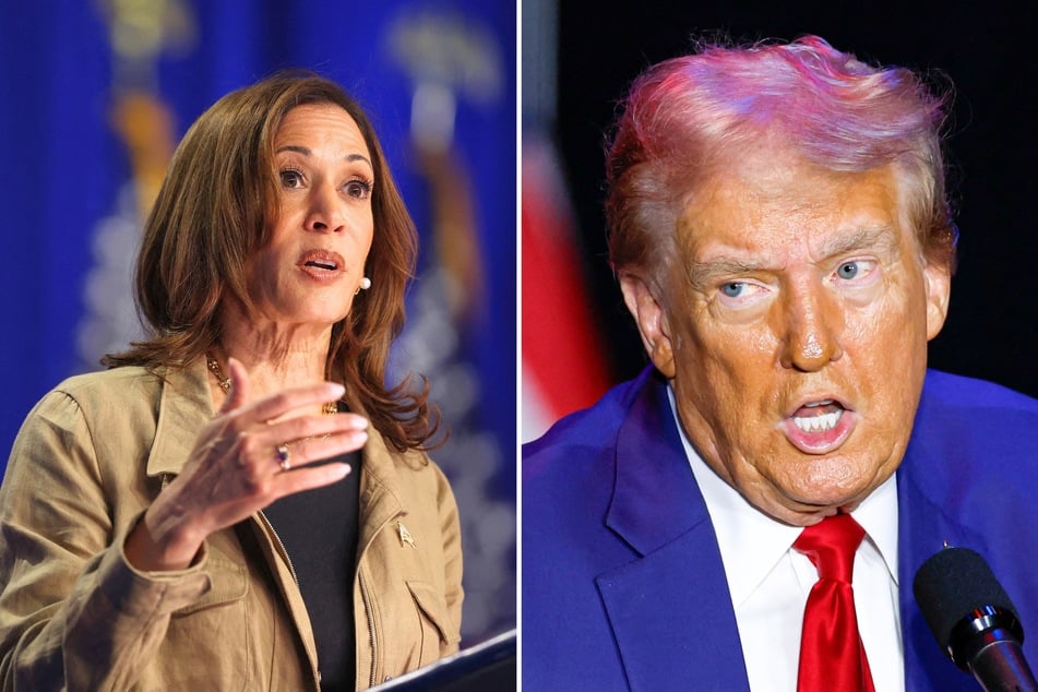 Trump calls Harris "mentally disabled" after border visit in "dark" rally speech