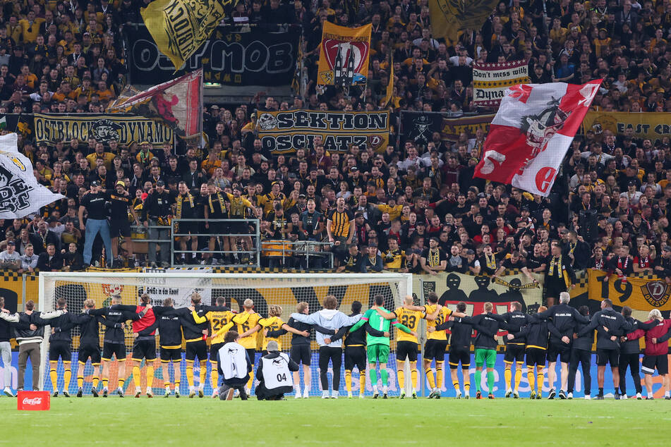 Rekorde und Serien sind bei Dynamo Dresden zweitrangig. Wichtig ist nur der Sieg und die anschließende Feier mit den Fans.