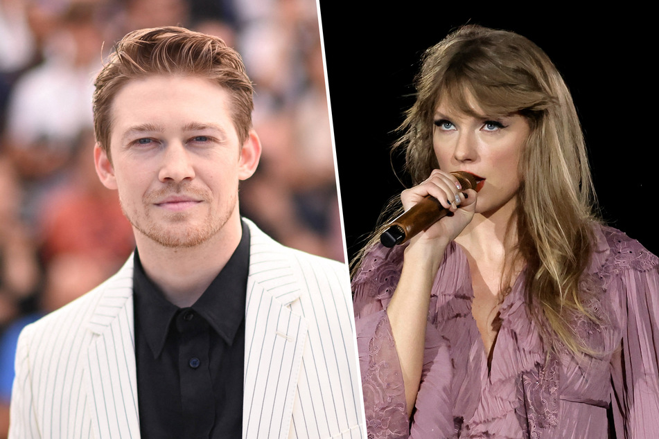 Joe Alwyn (l.) has seemingly confirmed he and Taylor Swift called it quits sometime around April 1, 2023.