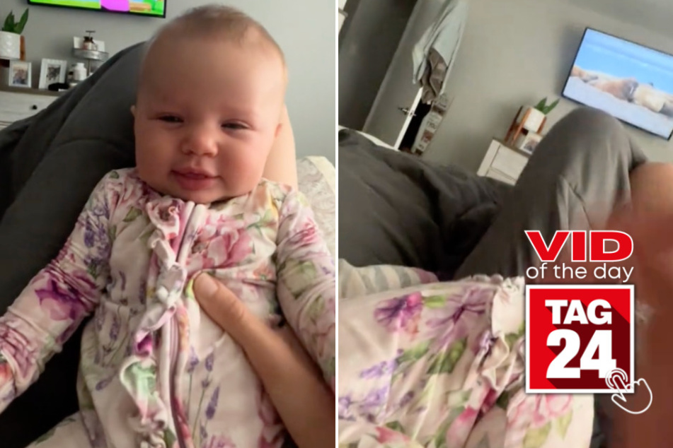 viral videos: Viral Video of the Day for May 16, 2024: Baby sneeze goes absolutely haywire: "Are you okay?"