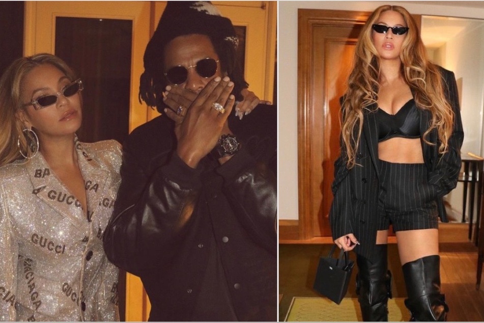 Beyoncé (r.) and Jay-Z hit up Mother Wolf for a relaxing date night after the end of Beyoncé's Renaissance World Tour.