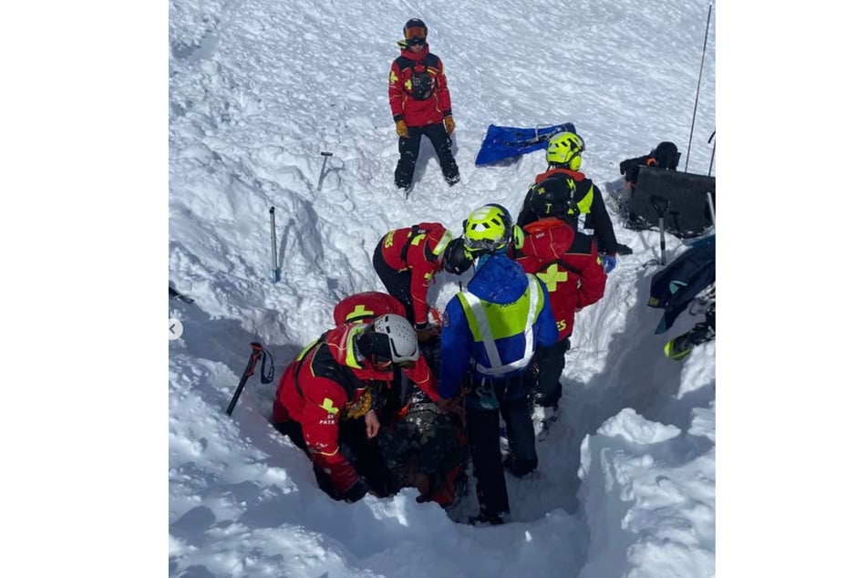 Durch seine Freunde und die Pistenrettung konnte Daniel schließlich geborgen werden.