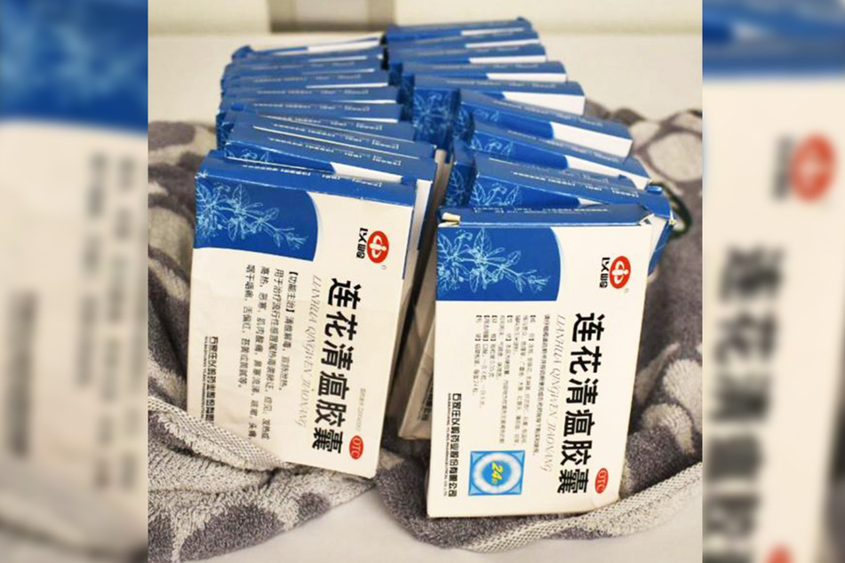 Auch diese "Lianhua Qingwen Jiaonang"-Kapseln wurden vom Zoll aus dem Verkehr gezogen.