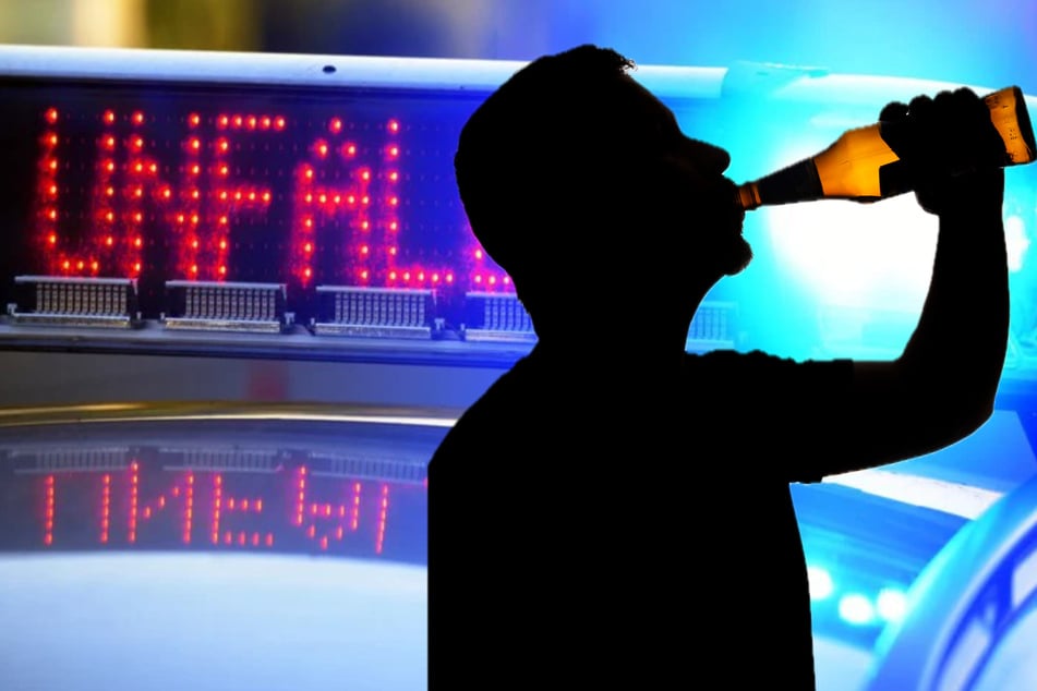 Betrunkene Fahrer sorgen für Unfälle in Dresden und Pirna: Einer begrüßt Beamte mit Bierflasche