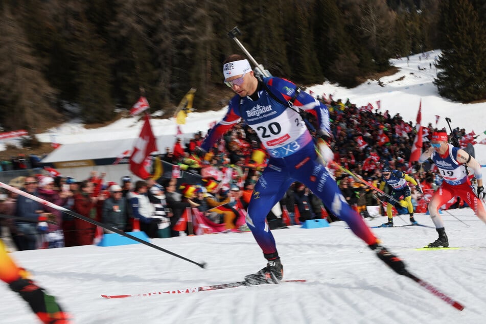 Émilien Jacquelin (29) ist bisher nicht zufrieden mit seinen Einzelleistungen bei den Biathlon-Weltmeisterschaften.