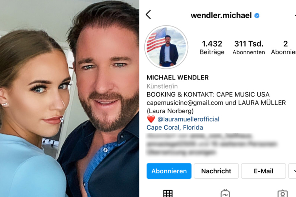 Auf Instagram führt Michael Wendler jetzt die Firma "Cape Music USA" als Ansprechpartner an.
