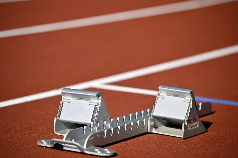 Im 100-Meter-Finale der Delhi State Athletics Championship genügte aufgrund des Rückzugs vieler Athleten ein einziger Startblock.
