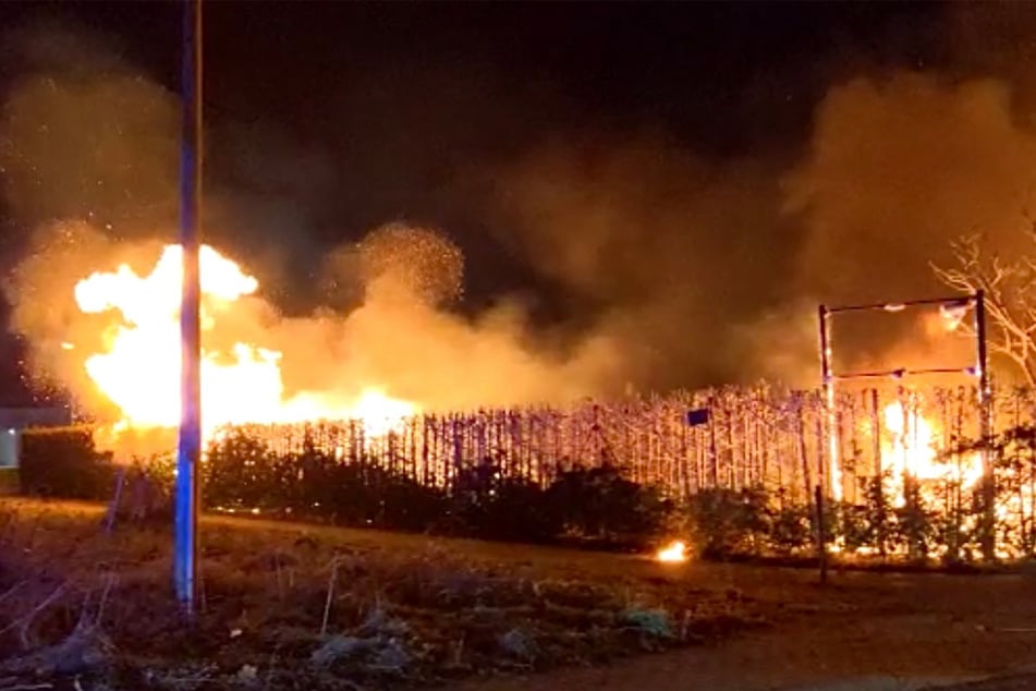 Feuerwerk mit Folgen: 40 Autos fackeln bei Großbrand ab